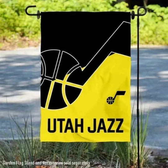Discover U-ta-h J-a-zz Flag Graden Flag