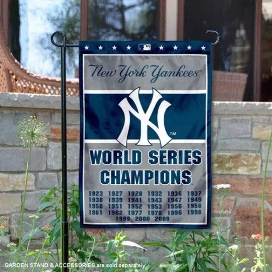 Discover New York 27-Time World Series Champions Flag Graden Flag Christmas Gift Holiday