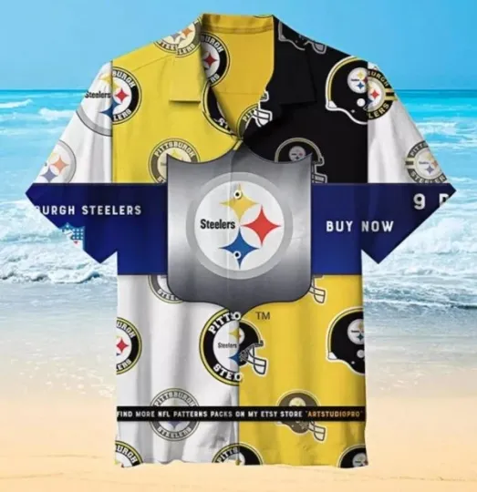 Discover Football Pittsburgh Steeler Hawaiian shirt