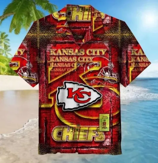 Kansas City Chiefs football Hawaiian Shirt