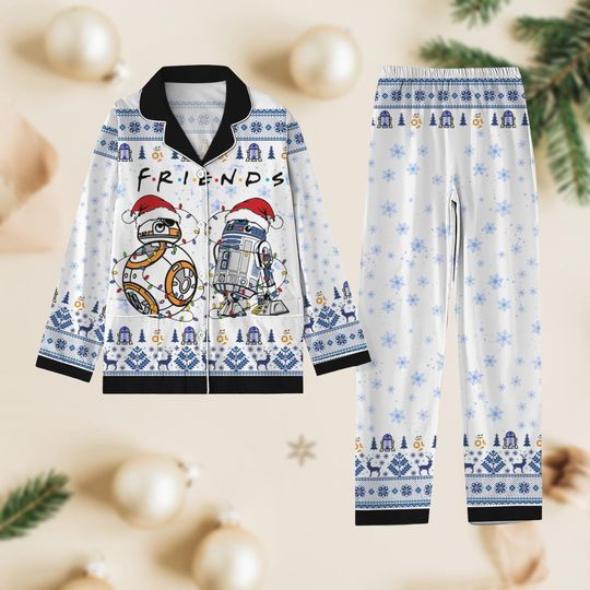 Star Wars Pajamas Set, R2D2 Christmas Pajamas Family, BB8 Matching Sleepwear Set, Holiday Gift For All