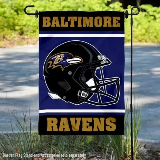Discover Baltimore Ra-vens Helmet Flag Graden Flag