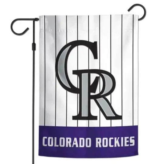 Discover Colorado Rockies Flag Graden Flag