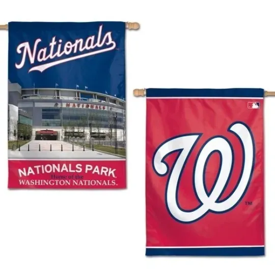 Discover Was-hin-gton N-atio-nals Flag Graden Flag