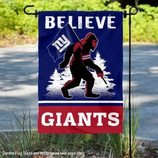 Discover New Giants Bigfoot Sasquatch Believe Flag Graden Flag