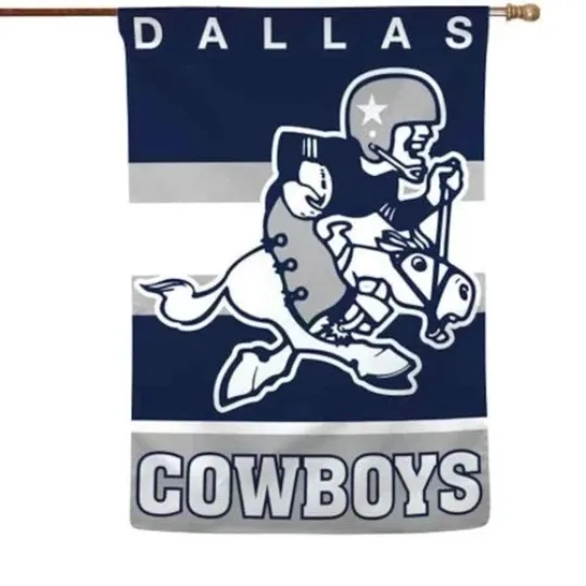 Discover Cowboys Flag House Flag