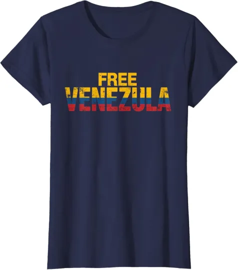 Discover Free Venezuela Strong Venezuelan Pride Ladies' Crewneck T-Shirt