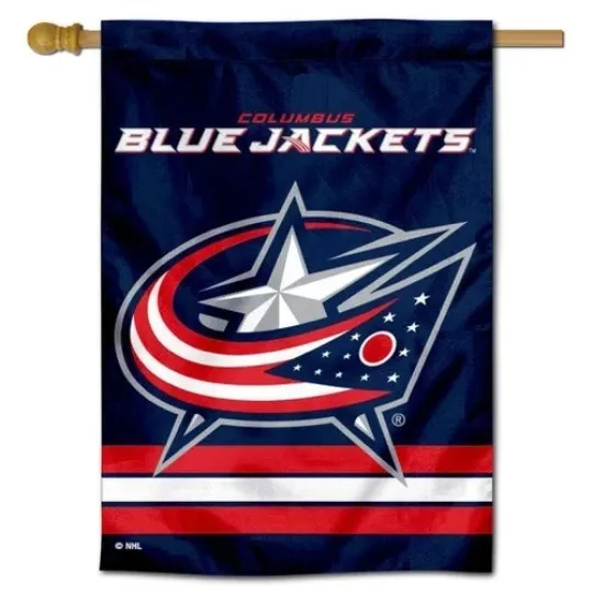 Discover Col-umbus Blue Jackets Flag Graden Flag