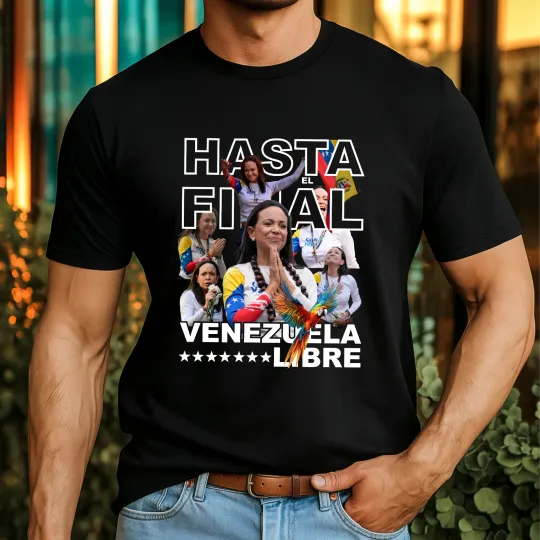 Discover Hasta el Final Venezuela Libre T-Shirt – Freedom, Pride & Revolution libre