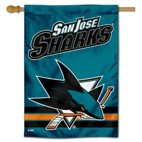 Discover San J0se Sharks Flag Graden Flag Christmas Gift Holiday