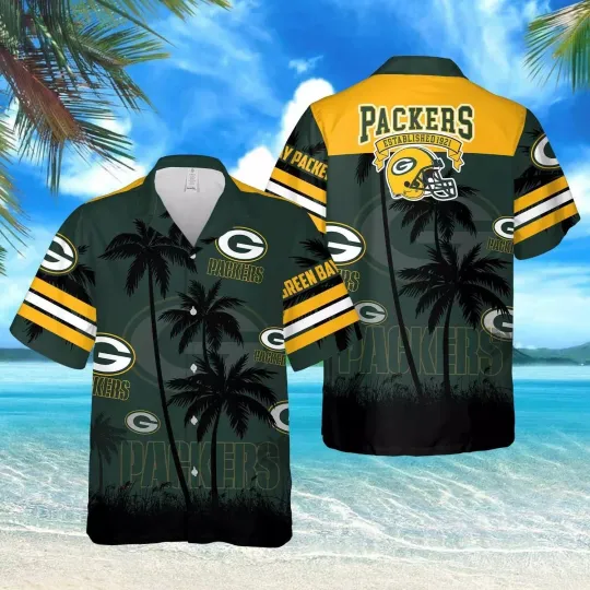 Discover Green Bay Football Team Packerss Hawaiian Shirt