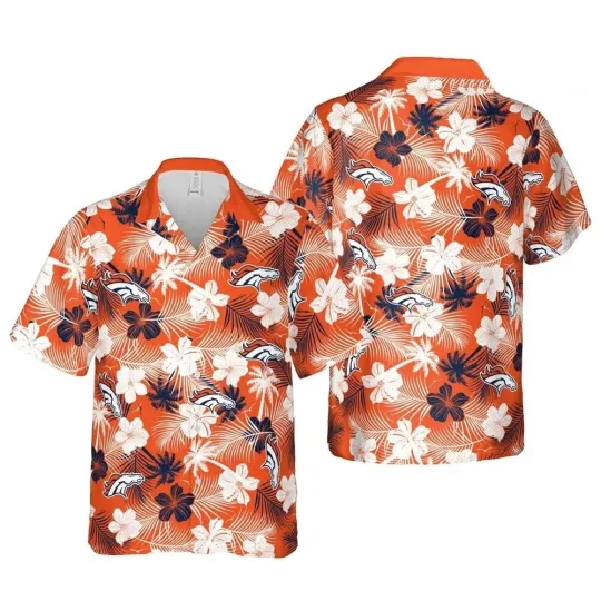 Discover Denver Football Team Broncoss Hawaiian Shirt