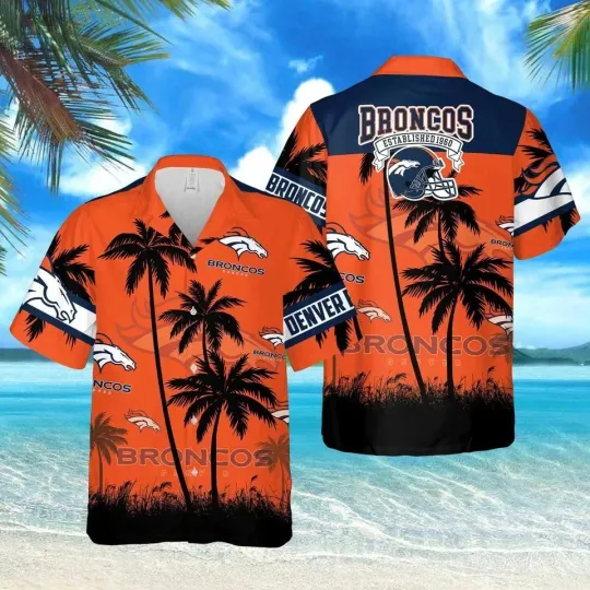 Discover Denver Football Team Broncoss Hawaiian Shirt
