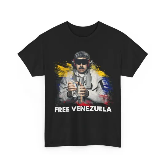 Discover Maduro Nicolas Free Venezuela Venezuela Libre 2026 T-Shirt