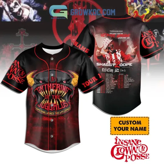 Shaggy 2 Dope Insane Clown Posse Baseball Jersey Gift For Fan
