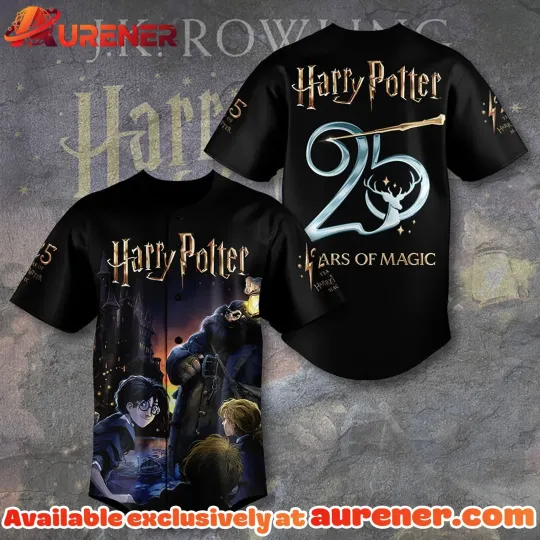 Harry Potter 25th Anniversary 2026 Baseball Jersey Gift For Fan
