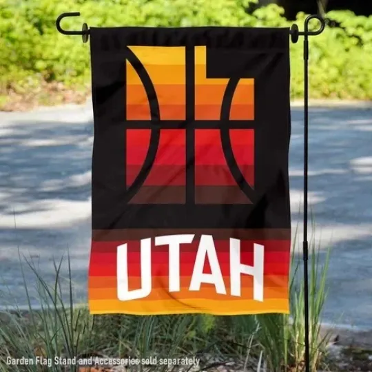 Discover Utah Jazz City Edition Flag Graden Flag