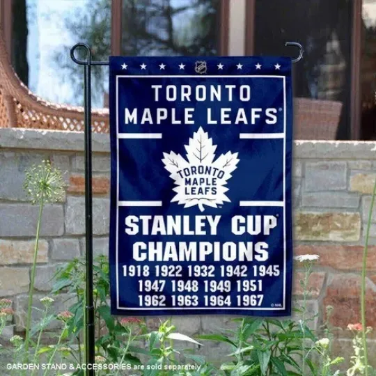 Discover Tor0nto Maple Leafs 13 Time Champions Flag Graden Flag
