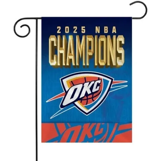 Discover Oklahoma City Thunder Champions Flag Graden Flag