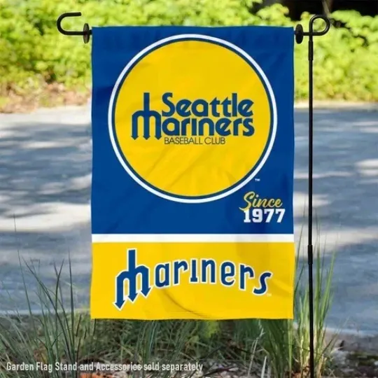 Discover Se-at-tle Mar-iners Retro Vintage Flag Graden Flag