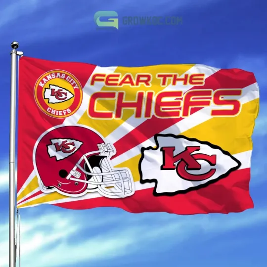 Discover Kansas City Team Chiefs House Flag