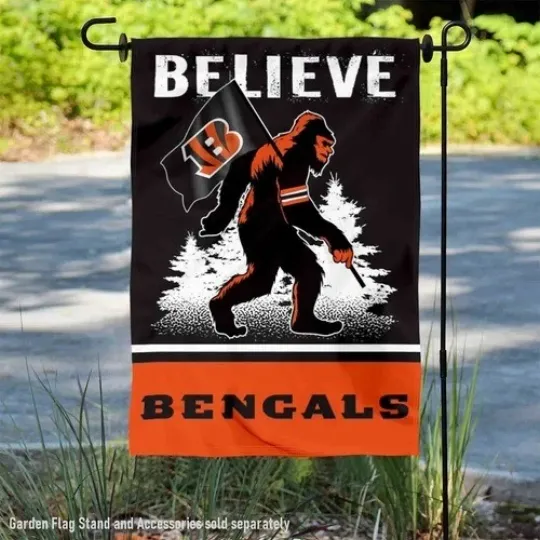 Discover Cincinnati Bigfoot Sasquatch Believe Flag Graden Flag