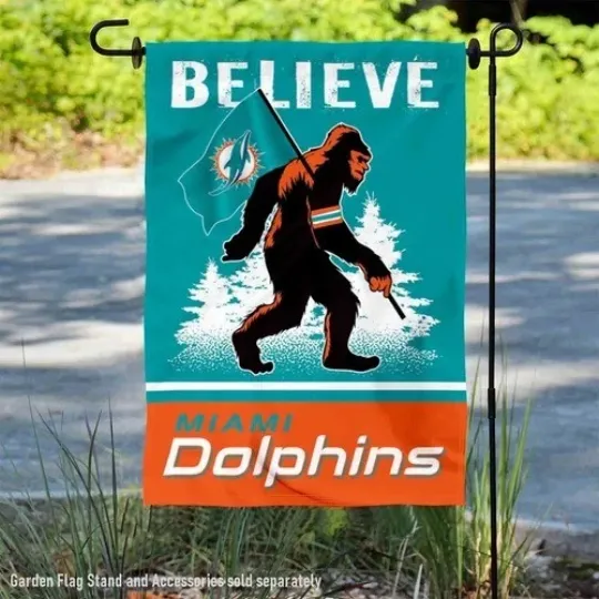 Discover Miami Bigfoot Sasquatch Believe Flag Graden Flag