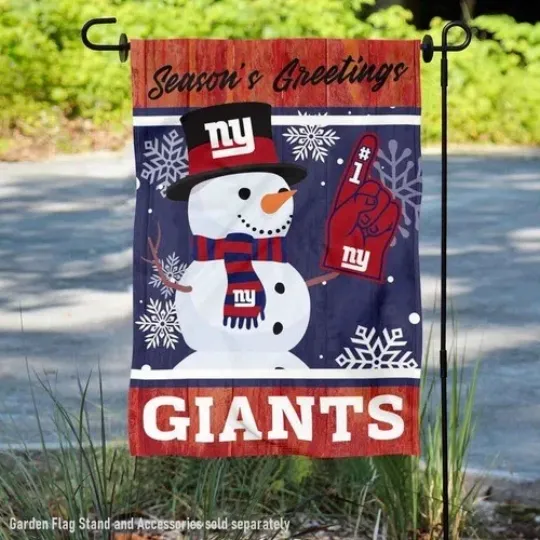 Discover New Gia-nts Holiday Winter Snow Flag Graden Flag