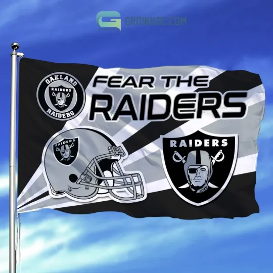 Discover Las Vegas Team Raiders House Flag