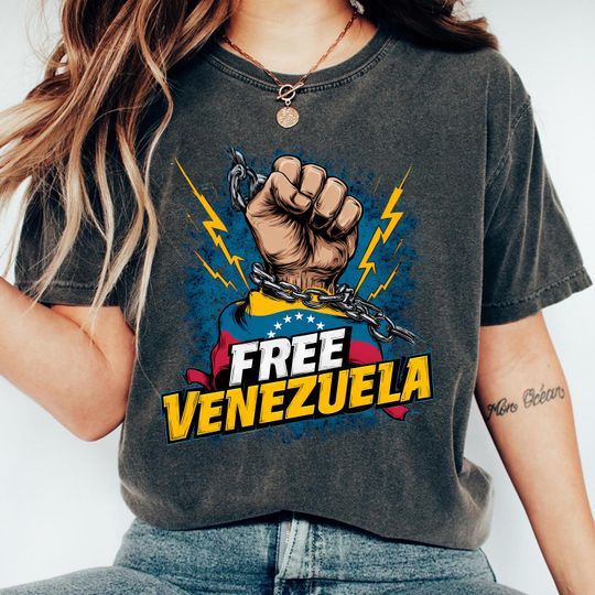 Discover Free Venezuela Unisex T-Shirt,  Trendy Venezuela 2026, Maduro Arrested Venezuela Hasta El Final Shirt