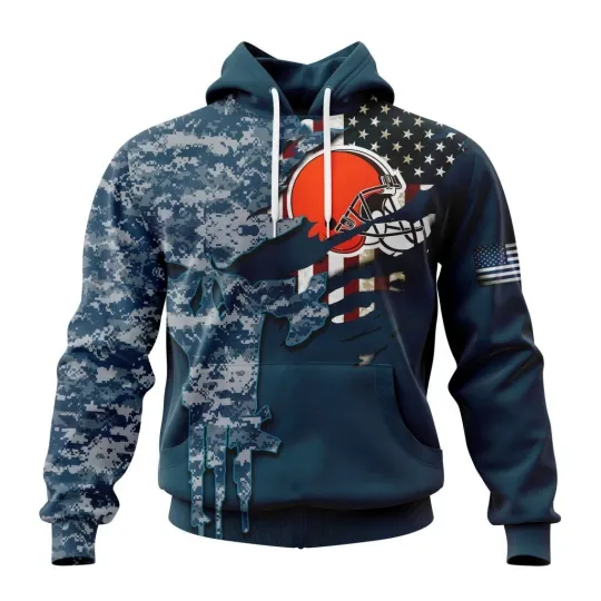 Discover Cleveland Football Team Brownss 3D Hoodie