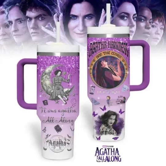 Discover Agatha All Along Movies Custom Stanley Cup 40 oz Tumbler With Handle