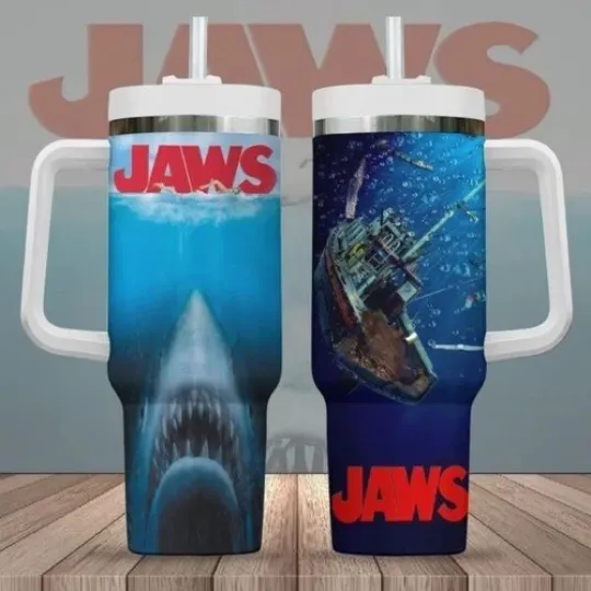 Discover Jaws 40oz Tumbler - 50th Movie Film