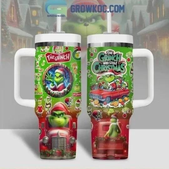 Discover funny character Merry Christmas 2025 The funny character Who Stole Christmas 40oz Tumbler