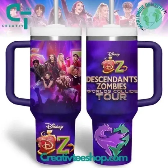 Discover HOT! Descendants Zombies World Collide Tour Special Tumbler 40oz with Handle