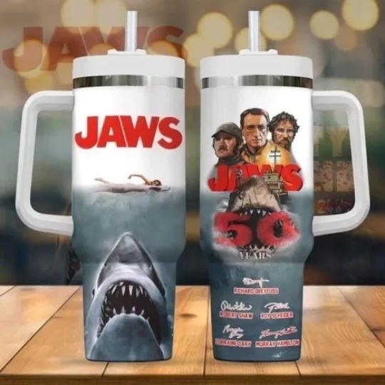 Discover Jaws 40oz Tumbler Gift for Fans