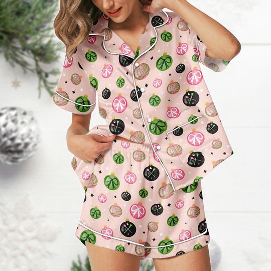 Wicked Defying Gravity Pajamas Set with Pocket, Changed for Good Loungewear, Wicked Musical Movie Loungewear, Glinda Elphaba Nightwear Gift