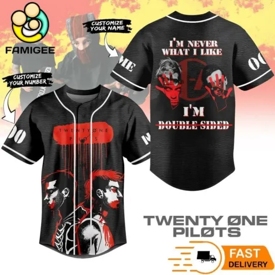 Discover Pilotss band Im Never What I Like Baseball Jersey