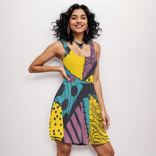 Sally costume dress, Jack Skellington love dress, Nightmare before Christmas Cosplay rundisney Dress