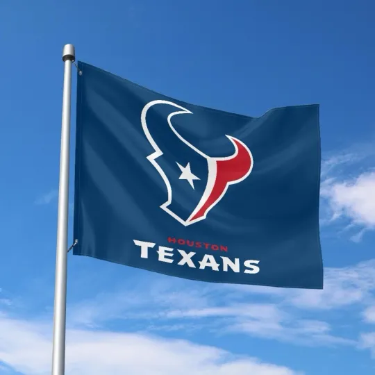 Discover Houston Fans Football Team House Flag