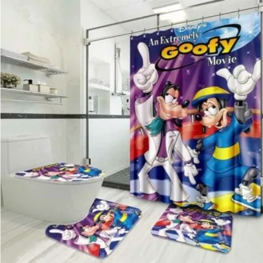 Discover Goofy Shower Curtain Set, Bathroom Set