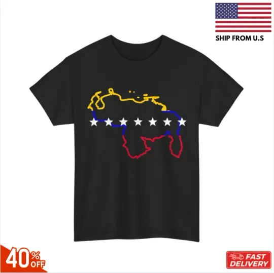 Discover Venezuela T-Shirt, Venezuela Map 7 Stars Venezuelan Flag Women Men Shirt Sale !!