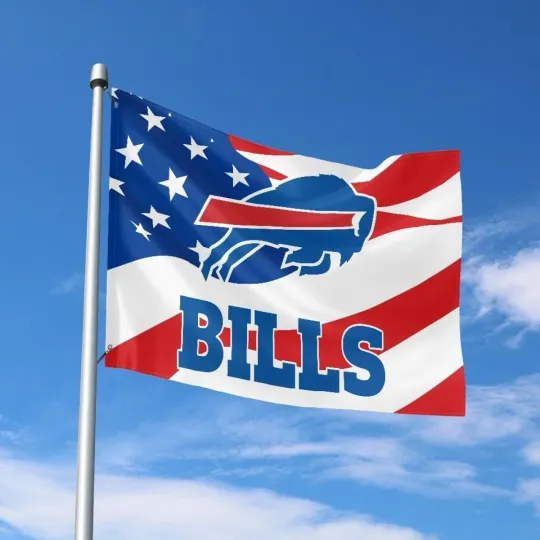 Discover Buffalo Fans Football Team House Flag