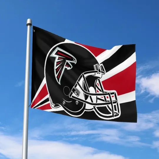 Discover Atlanta Fans Football Team House Flag