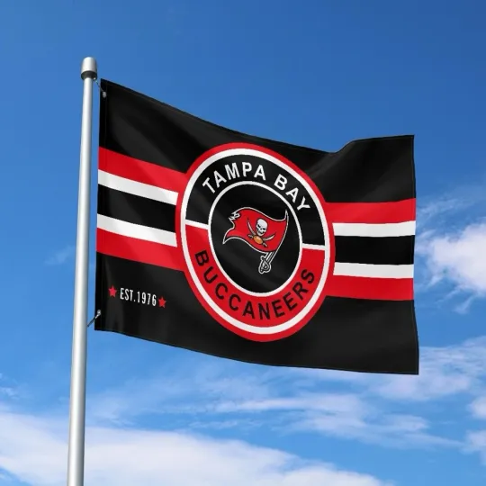 Discover Tampa Bay Fans Football Team House Flag