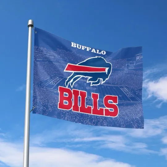 Discover Buffalo Fans Football Team House Flag