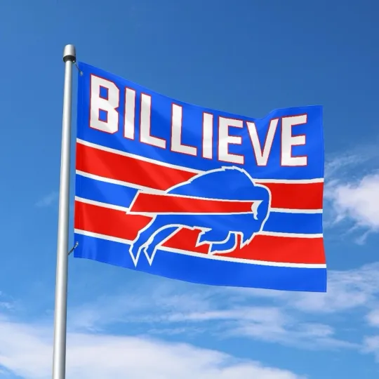Discover Buffalo Fans Football Team House Flag
