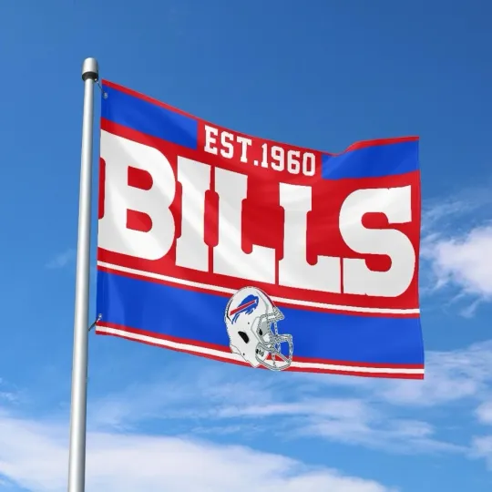 Discover Buffalo Fans Football Team House Flag
