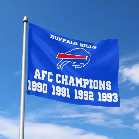 Discover Buffalo Fans Football Team House Flag