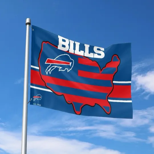 Discover Buffalo Fans Football Team House Flag